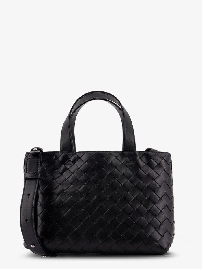 Bottega Veneta Leather Crossbody Bag With Intrecciato Pattern