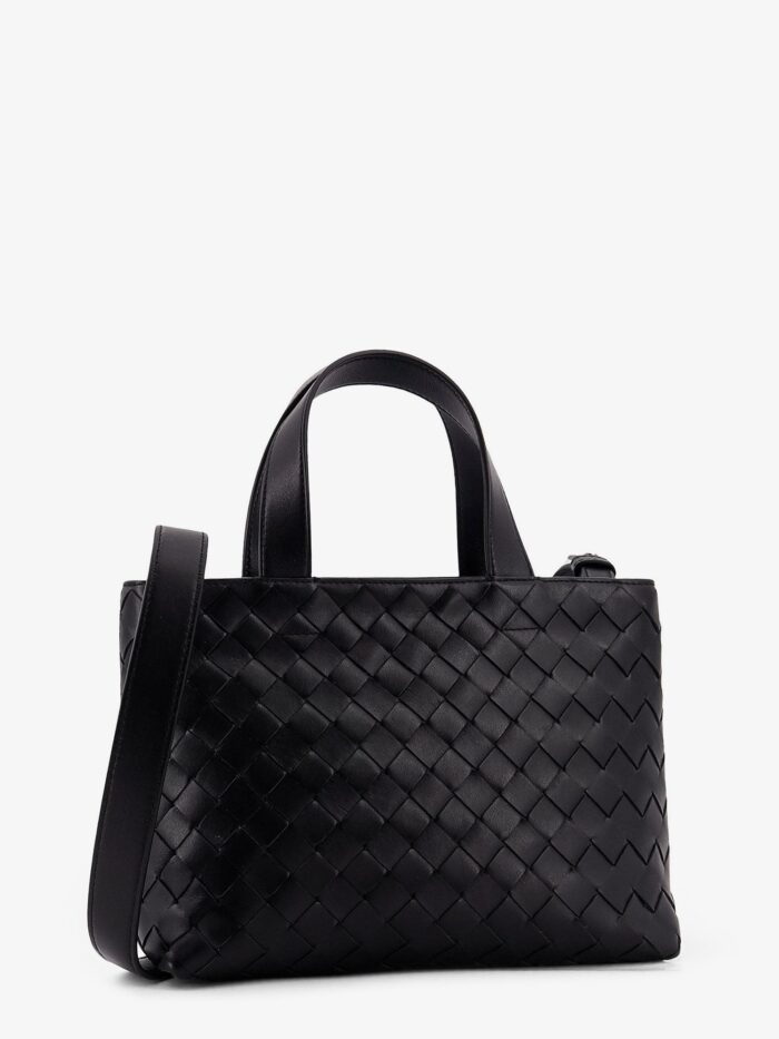 Bottega Veneta Leather Crossbody Bag With Intrecciato Pattern