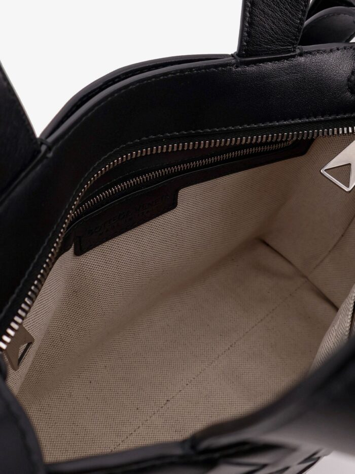 Bottega Veneta Leather Crossbody Bag With Intrecciato Pattern