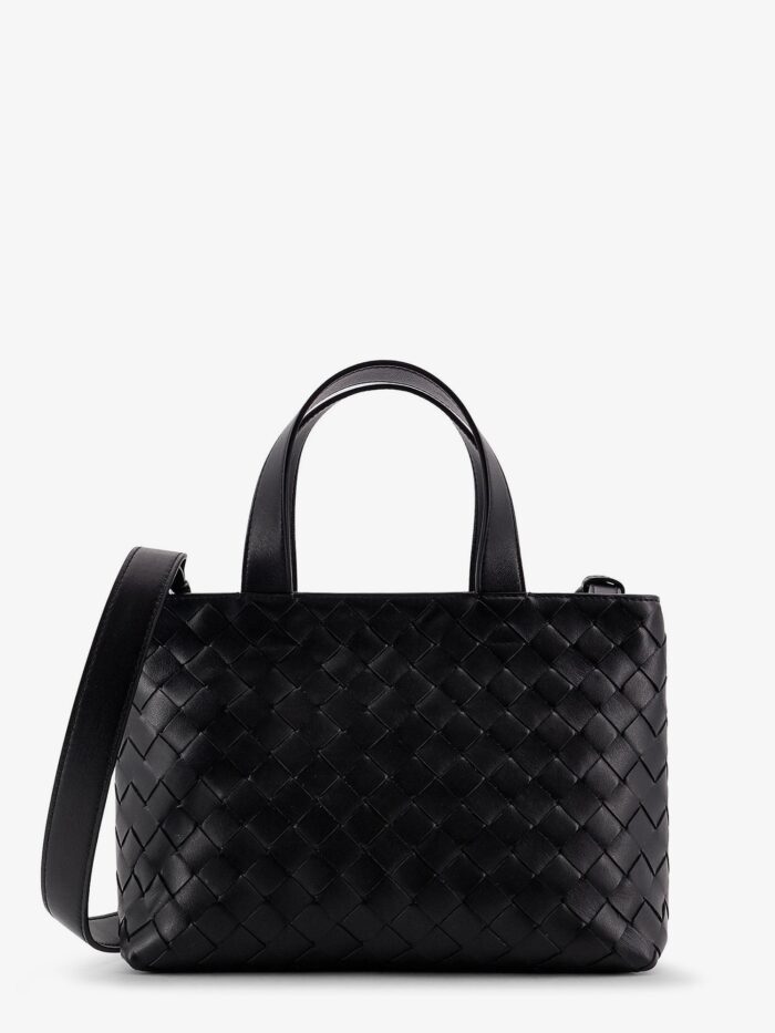 Bottega Veneta Leather Crossbody Bag With Intrecciato Pattern