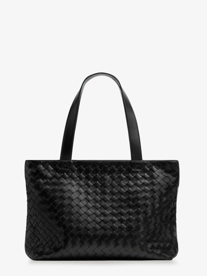 Bottega Veneta Leather Shoulder Bag With Intrecciato Motif