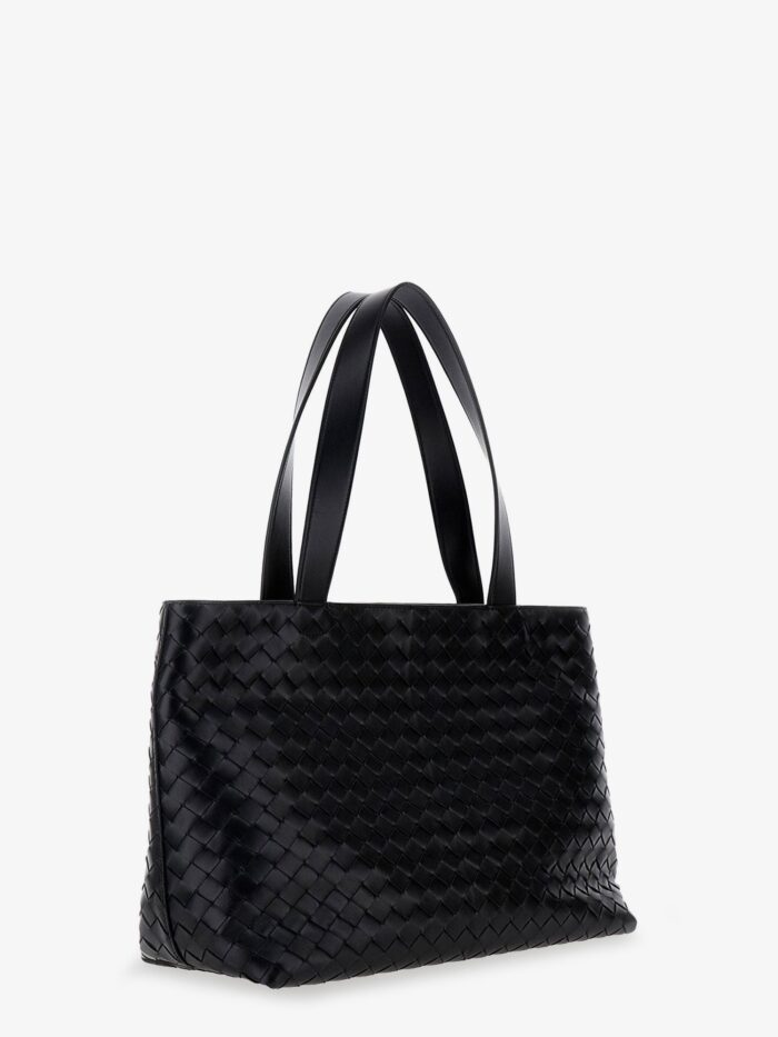 Bottega Veneta Leather Shoulder Bag With Intrecciato Motif