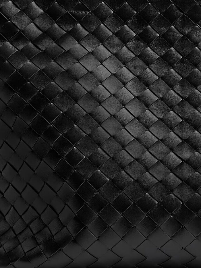 Bottega Veneta Leather Shoulder Bag With Intrecciato Motif