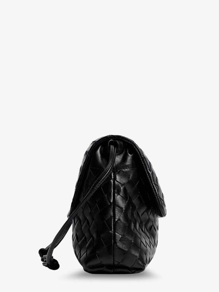 Bottega Veneta Leather Shoulder Bag With Intrecciato Pattern