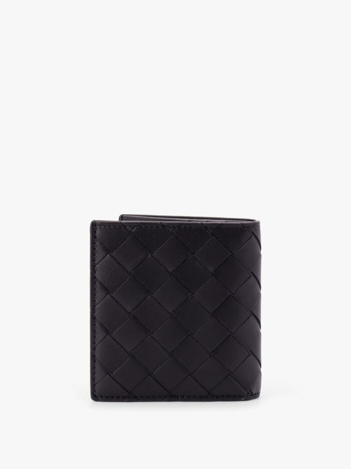 Bottega Veneta Leather Wallet With Intrecciato Motif