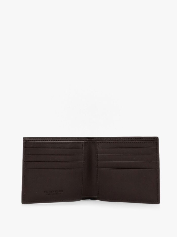 Bottega Veneta Leather Wallet With Intrecciato Motif