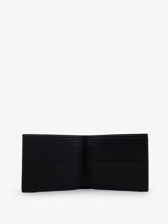 Bottega Veneta Leather Wallet With Intrecciato Motif