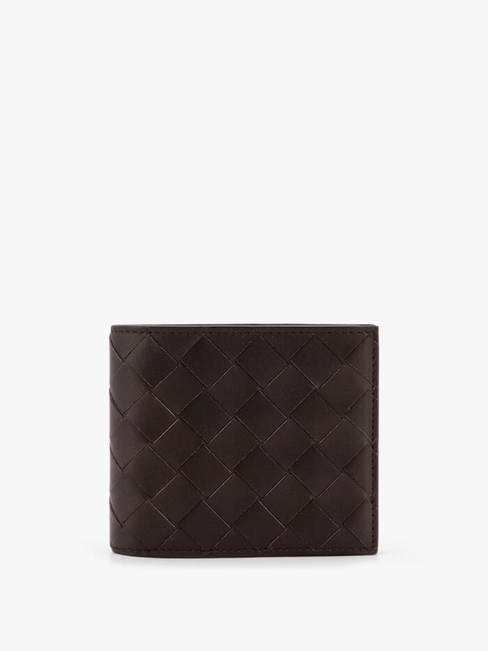 Bottega Veneta Leather Wallet With Intrecciato Motif