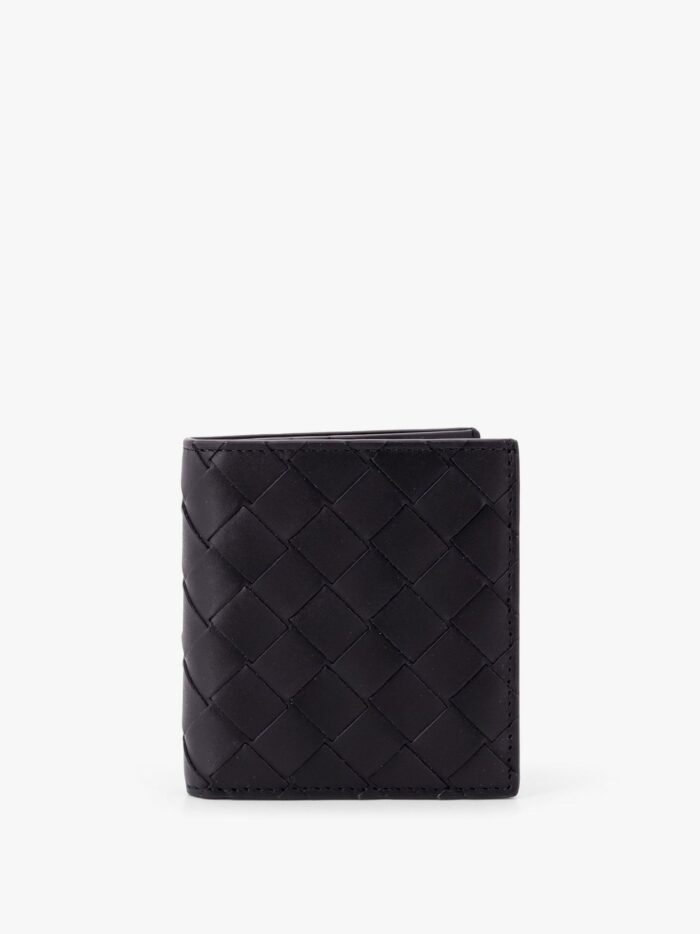 Bottega Veneta Leather Wallet With Intrecciato Motif