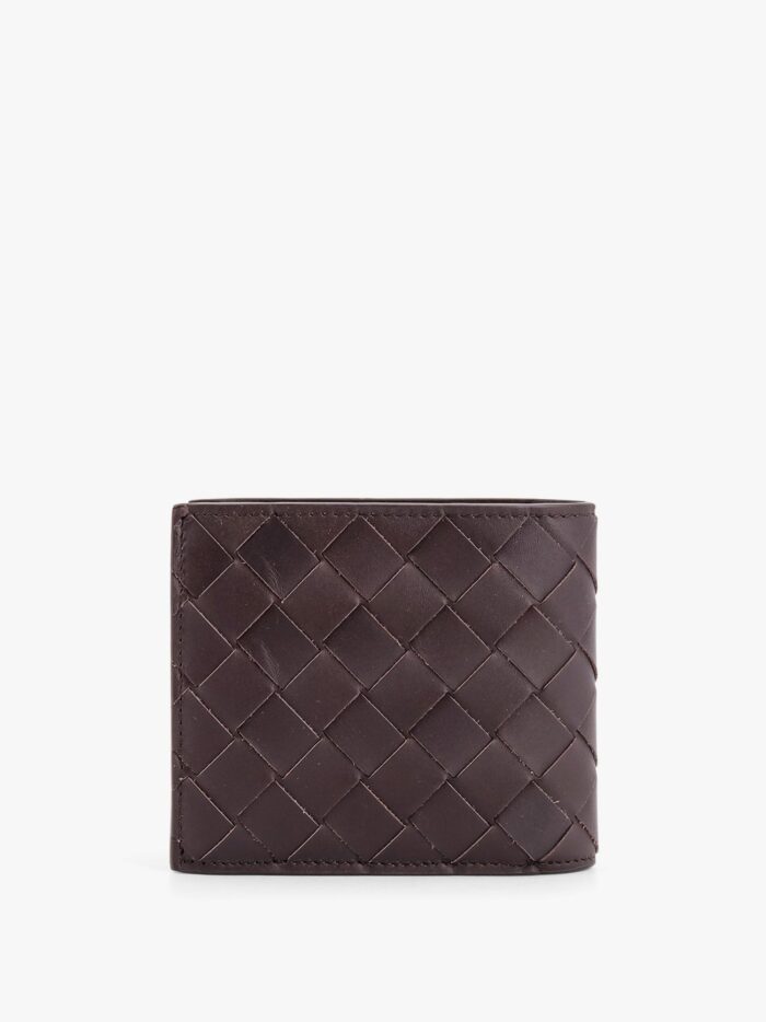 Bottega Veneta Leather Wallet With Intrecciato Pattern