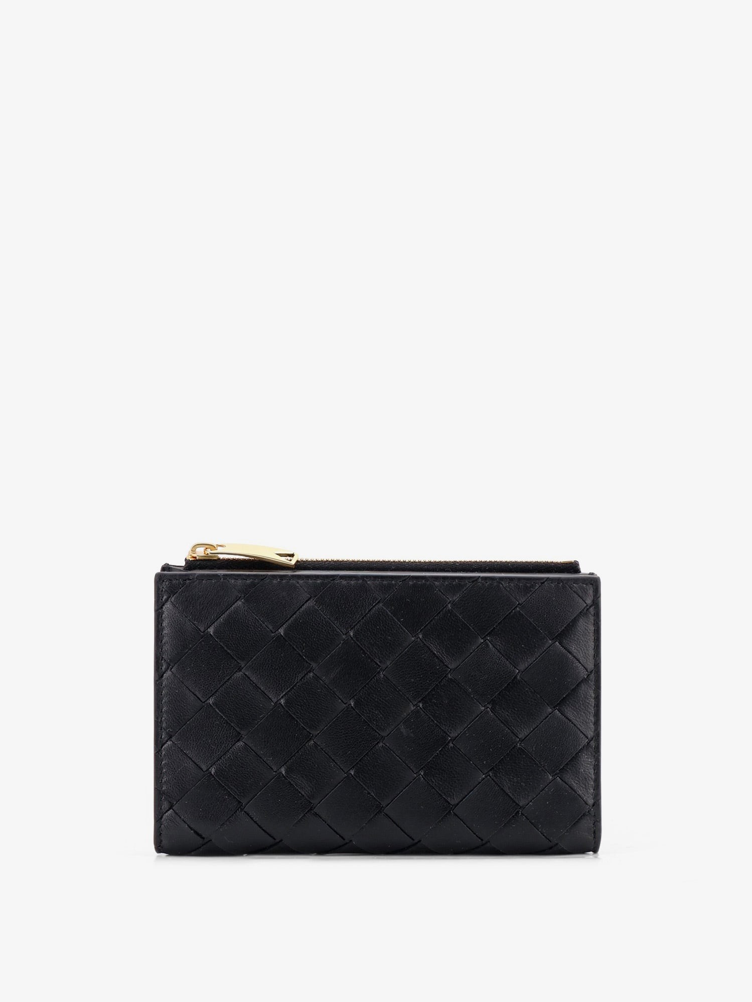 Bottega Veneta Leather Wallet With Intrecciato Pattern
