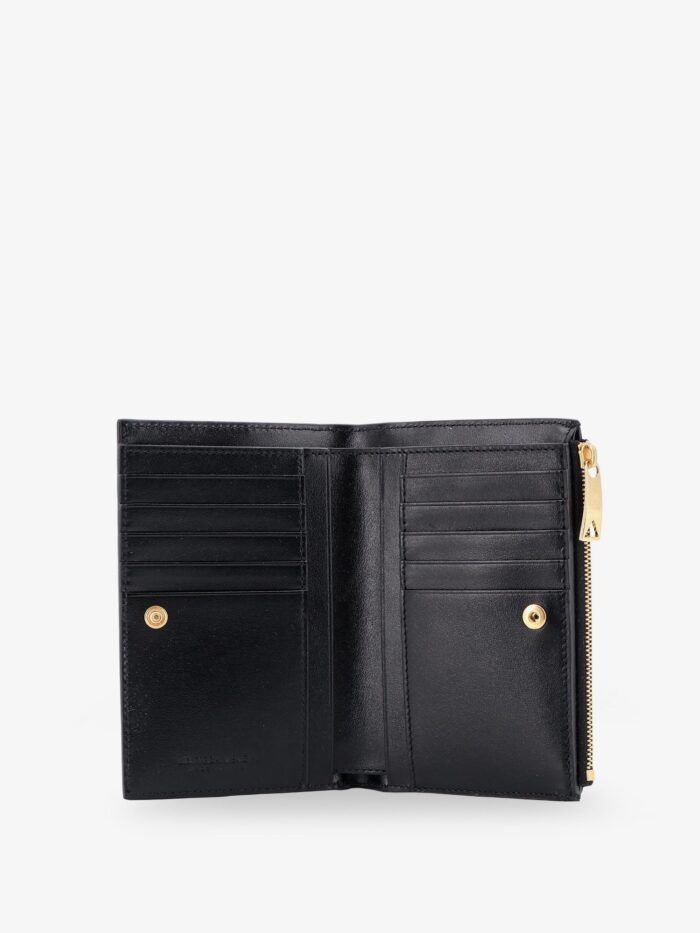 Bottega Veneta Leather Wallet With Intrecciato Pattern