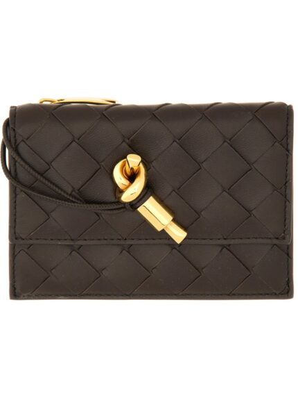 Bottega Veneta "LET'S GO" CARD HOLDER WITH ZIPPER