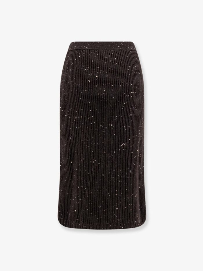Bottega Veneta Midi Wool Skirt