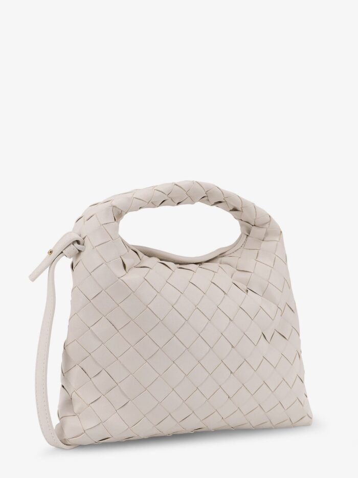 Bottega Veneta Mini Hop Leather Crossbody Bag With Intrecciato Pattern