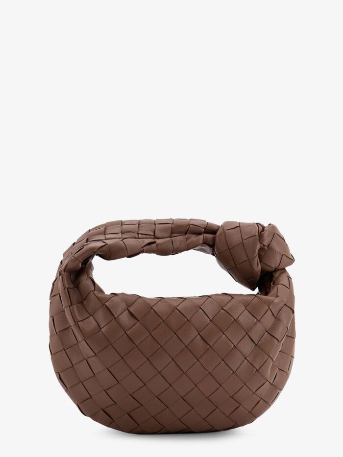 Bottega Veneta Mini Jodie Leather Handbag With Intrecciato Pattern