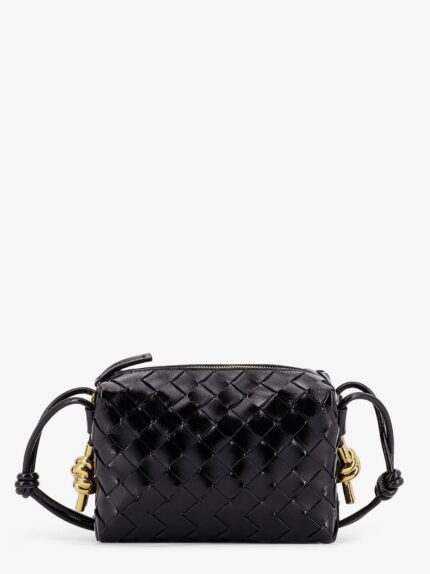 Bottega Veneta Mini Loop Metal Knot Leather Bag