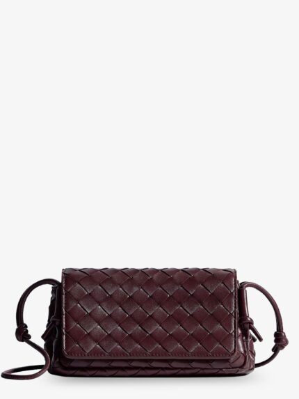 Bottega Veneta Notturno Clutch Bag With Leather Crossbody Bag