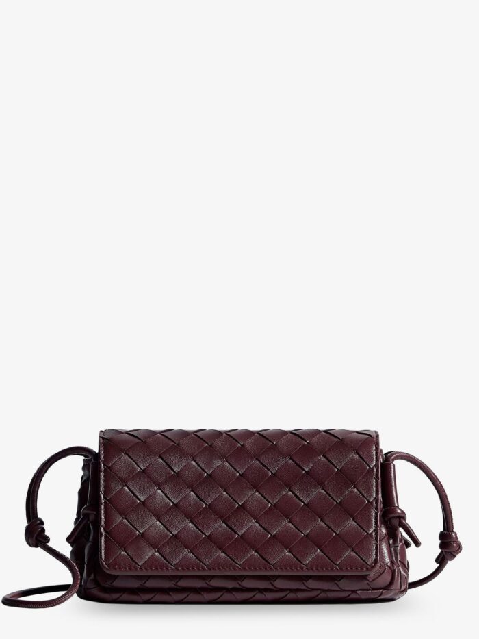 Bottega Veneta Notturno Clutch Bag With Leather Crossbody Bag