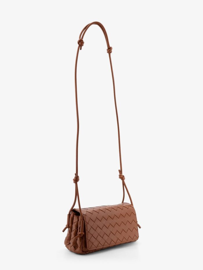 Bottega Veneta Notturno Clutch Bag With Leather Shoulder Strap