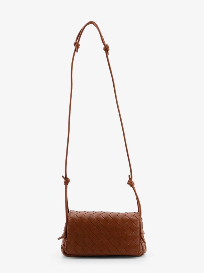 Bottega Veneta Notturno Clutch Bag With Leather Shoulder Strap