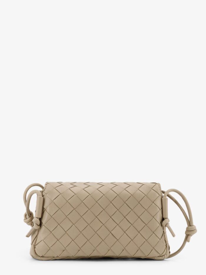 Bottega Veneta Notturno Crossbody Bag With Leather Shoulder Strap