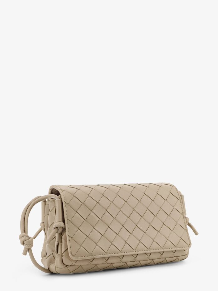 Bottega Veneta Notturno Crossbody Bag With Leather Shoulder Strap