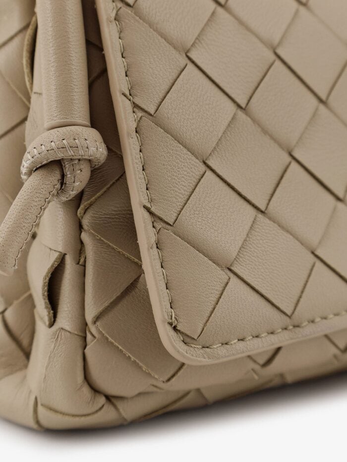 Bottega Veneta Notturno Crossbody Bag With Leather Shoulder Strap