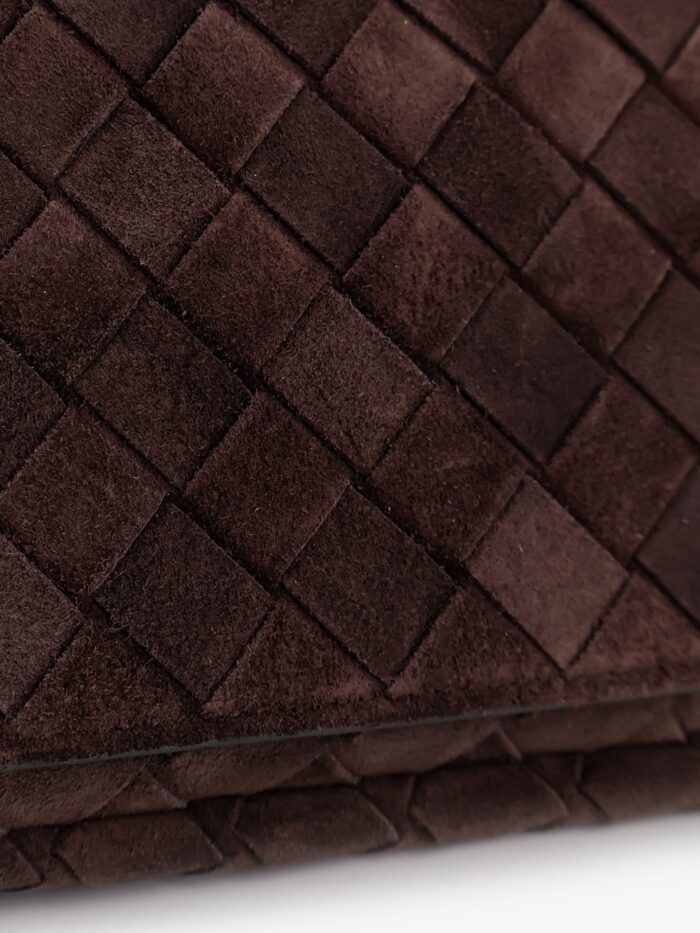Bottega Veneta Notturno Suede Pouch