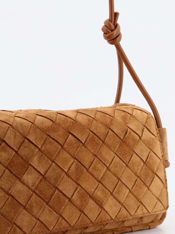 Bottega Veneta Notturno Suede Pouch