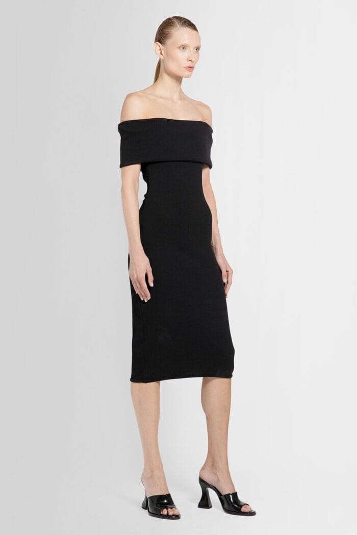 BOTTEGA VENETA Off-the-shoulders Midi Dress