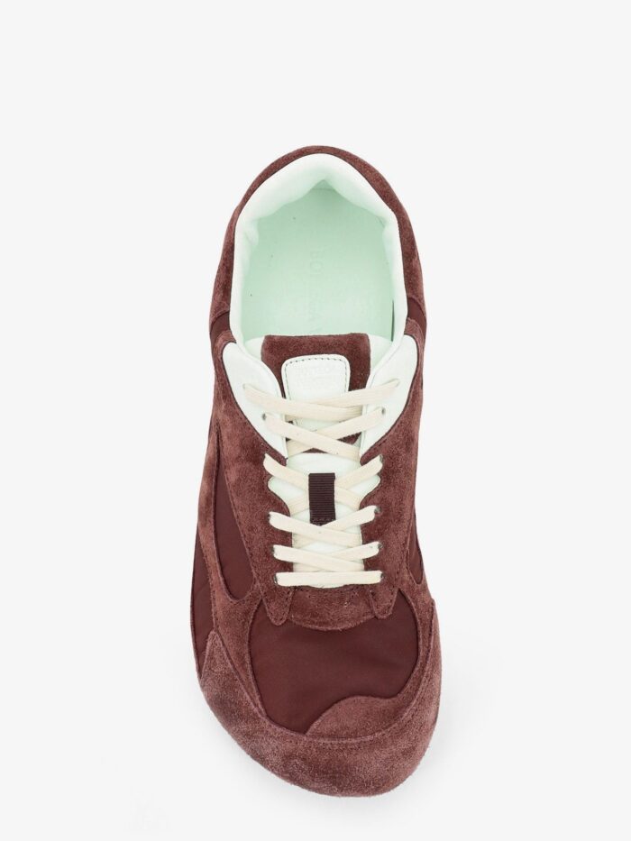 Bottega Veneta Orbit Flash Suede And Nylon Sneakers