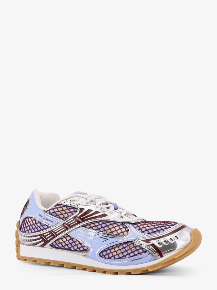 Bottega Veneta Orbit Leather And Mesh Sneakers