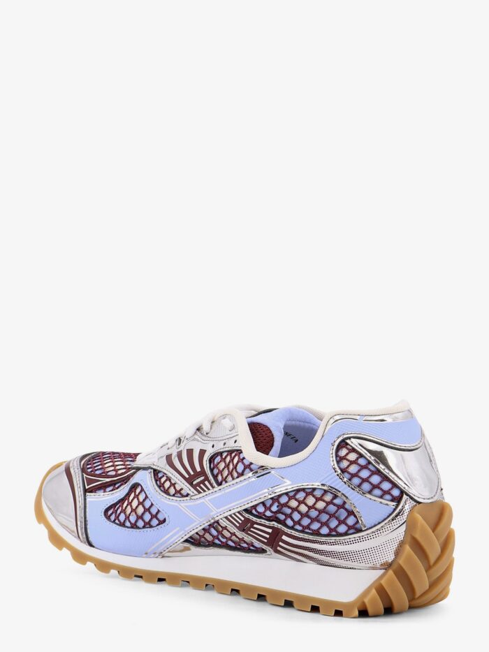 Bottega Veneta Orbit Leather And Mesh Sneakers
