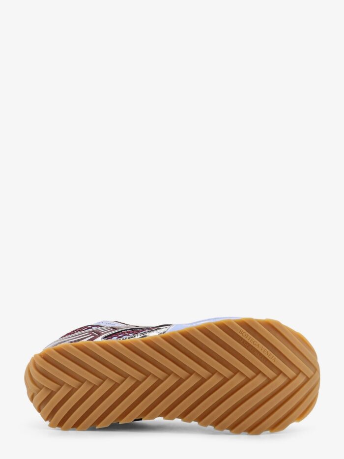 Bottega Veneta Orbit Leather And Mesh Sneakers
