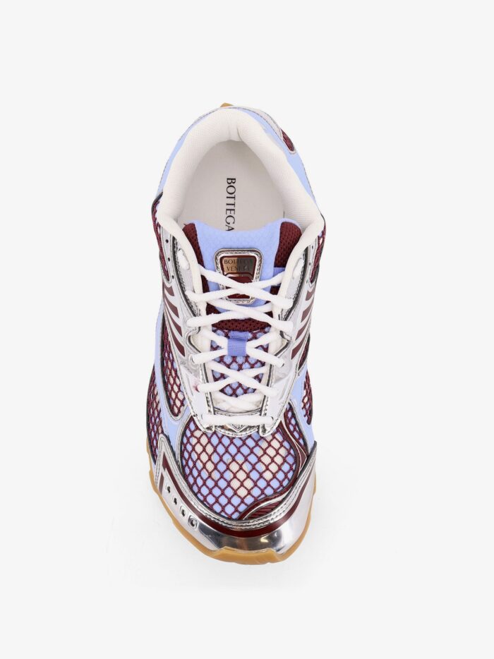 Bottega Veneta Orbit Leather And Mesh Sneakers