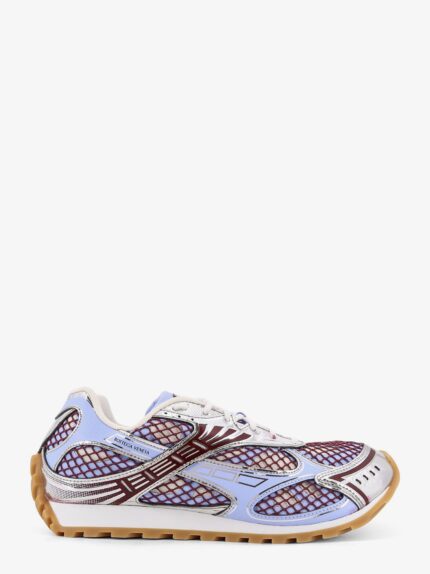 Bottega Veneta Orbit Leather And Mesh Sneakers
