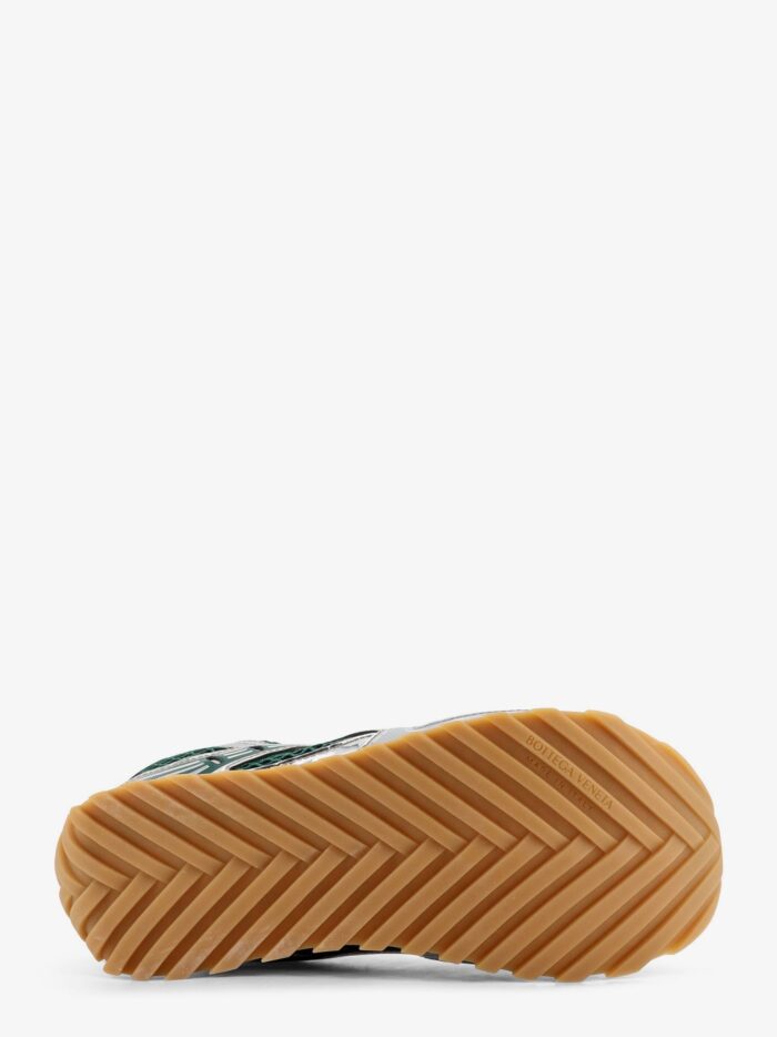 Bottega Veneta Orbit Mesh And Leather Sneakers