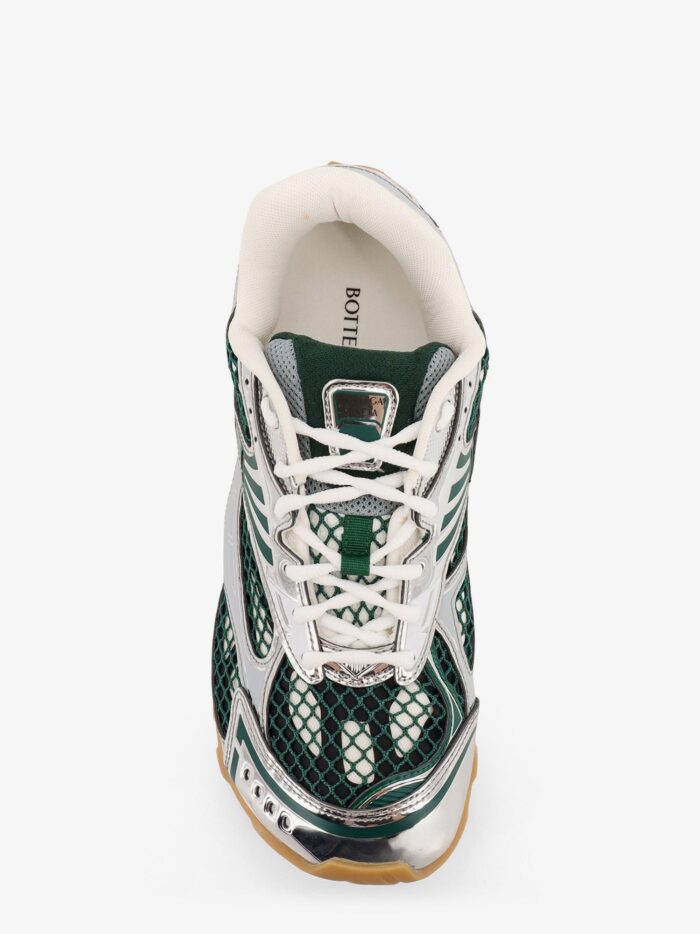 Bottega Veneta Orbit Mesh And Leather Sneakers