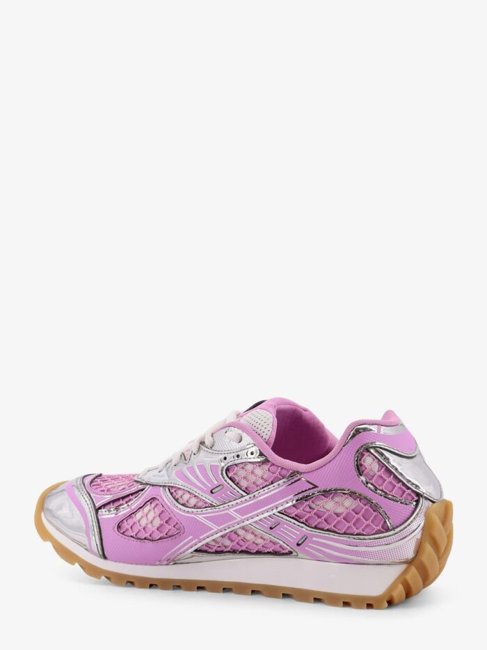 Bottega Veneta Orbit Mesh And Leather Sneakers