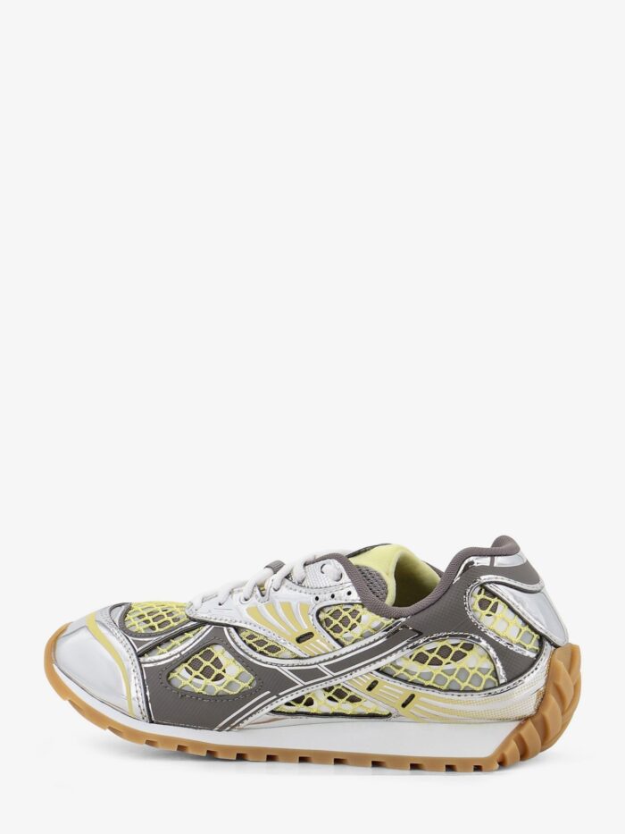 Bottega Veneta Orbit Mesh And Leather Sneakers
