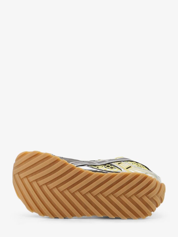 Bottega Veneta Orbit Mesh And Leather Sneakers