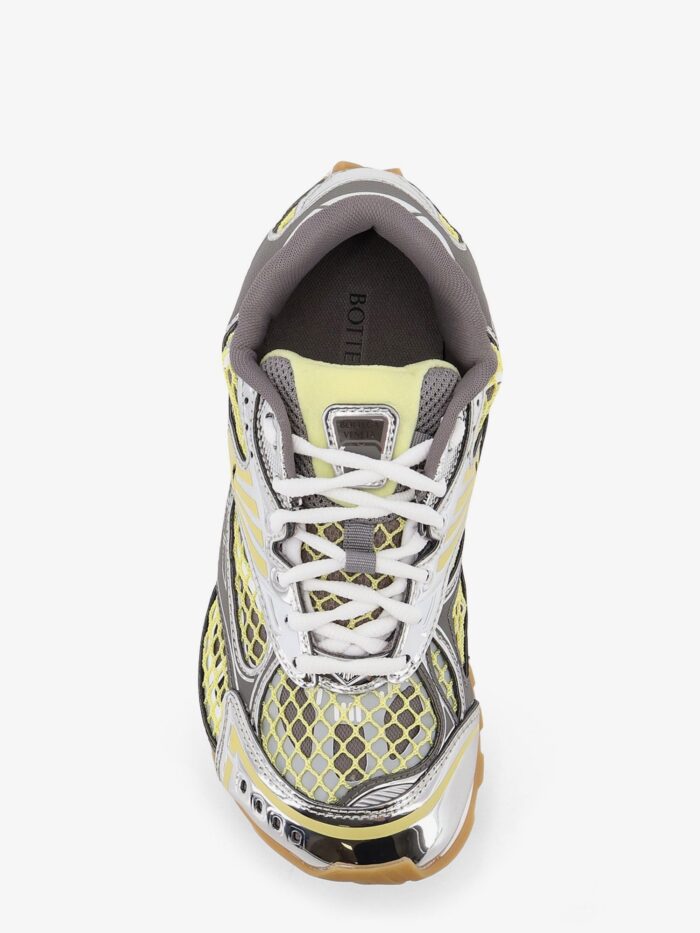 Bottega Veneta Orbit Mesh And Leather Sneakers