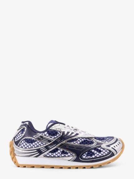 Bottega Veneta Orbit Mesh And Leather Sneakers