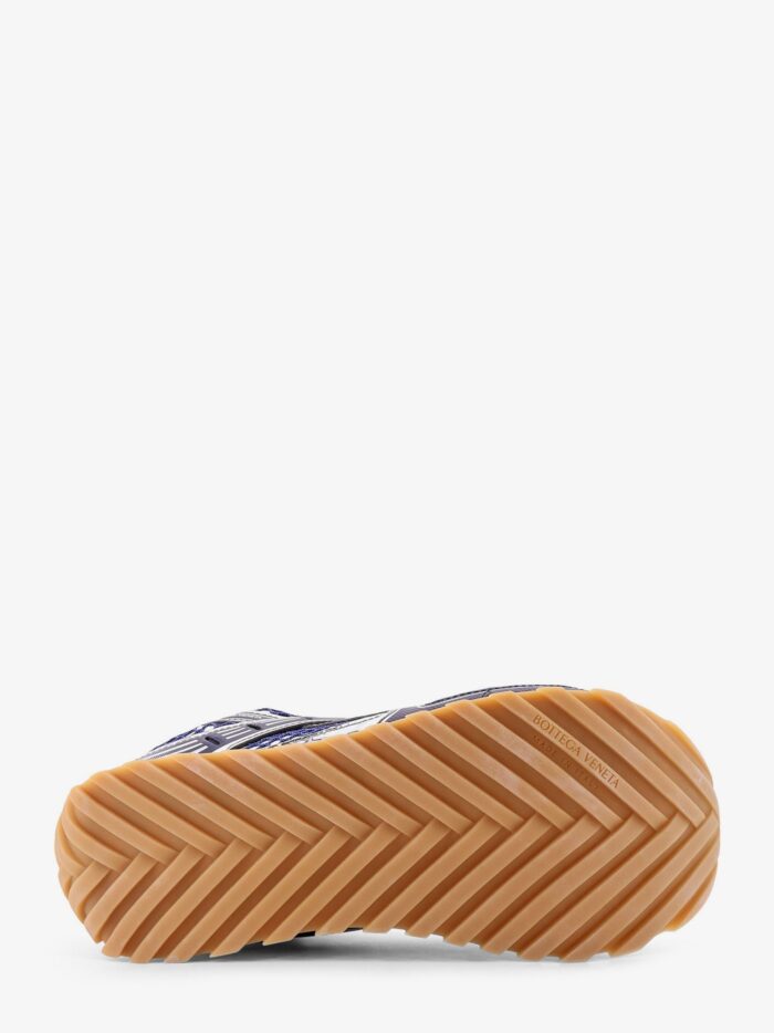 Bottega Veneta Orbit Mesh And Leather Sneakers