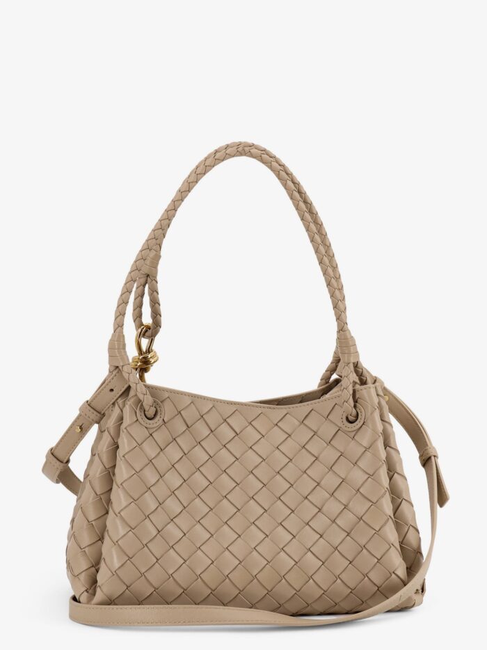 Bottega Veneta Parachute Leather Bag With Intrecciato Motif