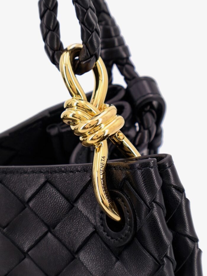 Bottega Veneta Parachute Leather Bag With Intrecciato Motif