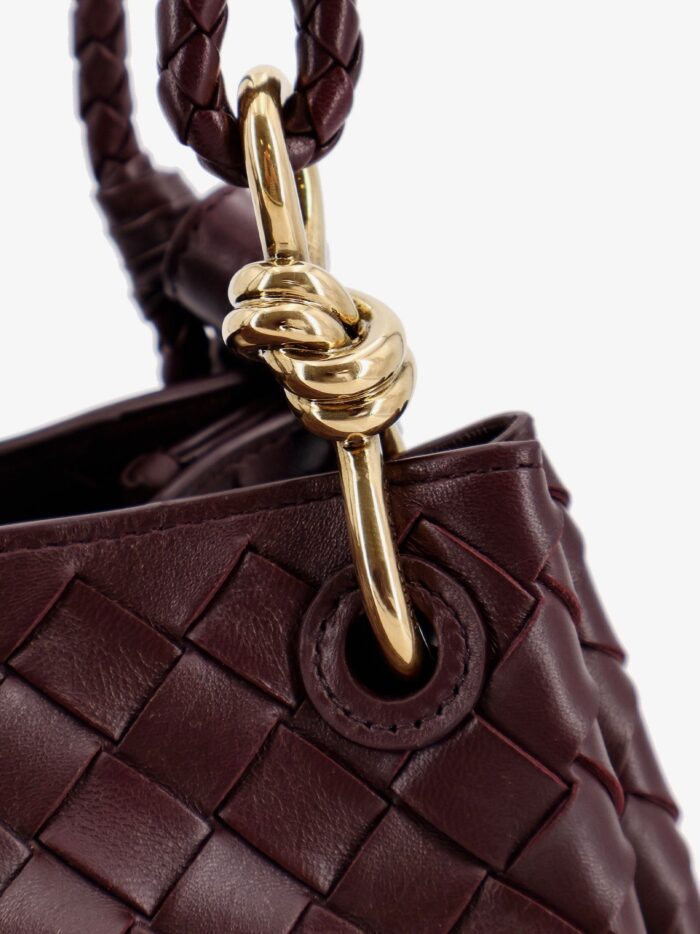 Bottega Veneta Parachute Leather Shoulder Bag With Intrecciato Motif