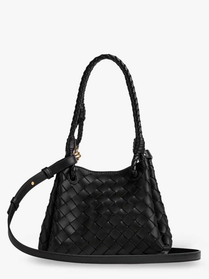 Bottega Veneta Parachute Small Leather Shoulder Bag With Intrecciato Motif