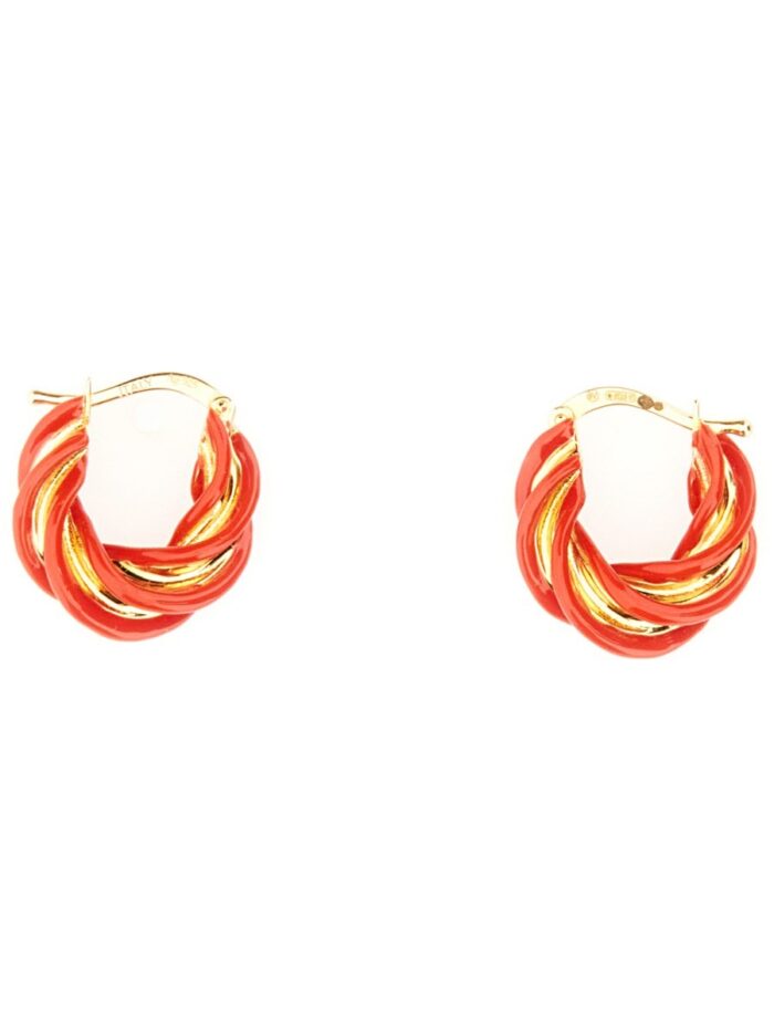 Bottega Veneta PILLAR HOOP EARRINGS